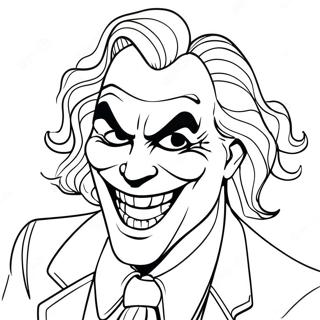 Joker Laughing Manically Coloring Page 59454-47712