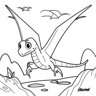 Pteranodon Coloring Pages