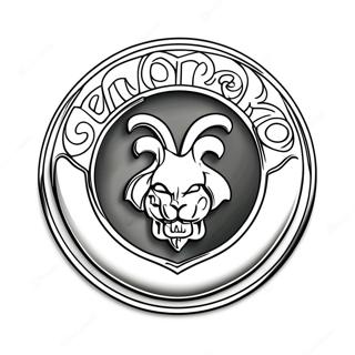 Alfa Romeo Logo Coloring Page 59513-47745