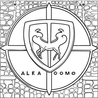 Alfa Romeo Logo Coloring Page 59513-47746