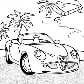 Alfa Romeo Sports Car Coloring Page 59514-47752