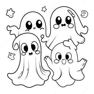 Cute Halloween Coloring Pages