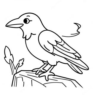 Raven Fortnite Coloring Page 59543-47770