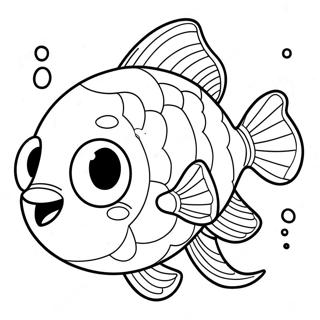 Pout Pout Fish Coloring Page 59553-47777