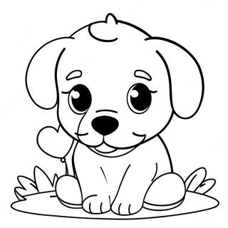 Puppy Love Coloring Pages