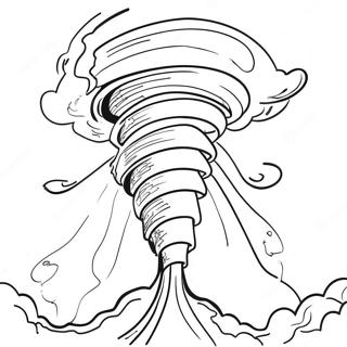 Vibrant Tornado Coloring Page 59604-47830