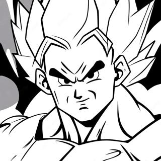 Super Saiyan Gohan Coloring Page 59624-47838