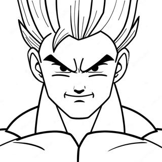 Super Saiyan Gohan Coloring Page 59624-47839