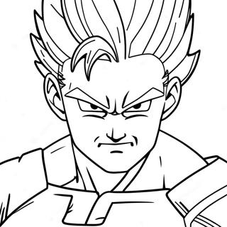 Super Saiyan Gohan Coloring Page 59624-47840