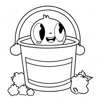 Happy Bucket Filler Coloring Page 59634-47847