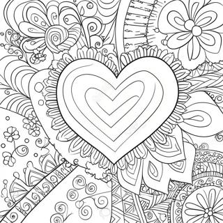 Valentine Heart Coloring Page 59663-47870