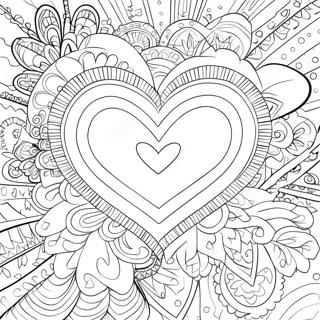 Valentine Heart Coloring Page 59663-47871