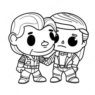 Funko Pop Coloring Pages