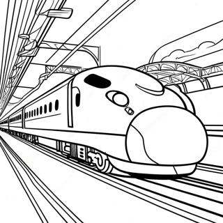 Bullet Train Coloring Page 59673-47874