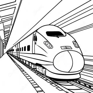 Bullet Train Coloring Page 59673-47876