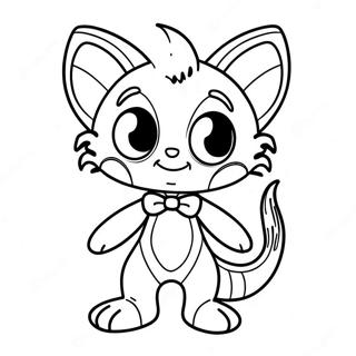 Creepy Tails Doll In Shadows Coloring Page 59684-47886