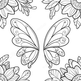 Fairy Wings Coloring Page 59693-47889