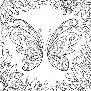 Sparkling Fairy Wings Coloring Page 59694-47897