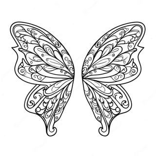 Sparkling Fairy Wings Coloring Page 59694-47900