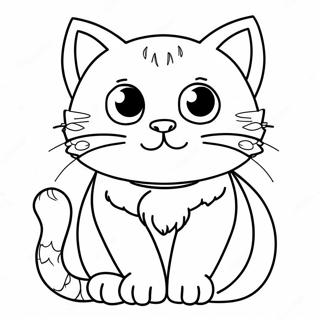 C Is For Cat Coloring Page 59713-47901