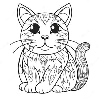 C Is For Cat Coloring Page 59713-47903