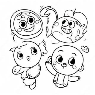 My App Fun Characters Coloring Page 59724-47919