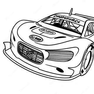 Kyle Larson Racing Car Coloring Page 59743-47928