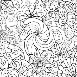 Festive Peppermint Swirls Coloring Page 59754-47942