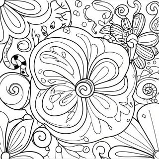 Festive Peppermint Swirls Coloring Page 59754-47943