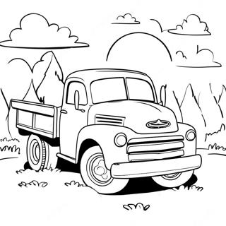 Little Blue Truck Coloring Pages