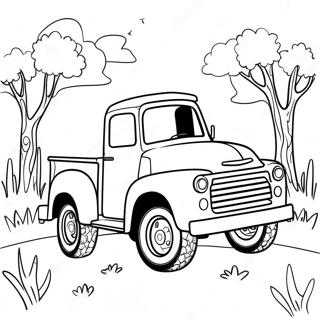 Little Blue Truck Coloring Page 59773-47955