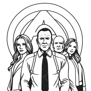 Agents Of Shield Coloring Page 59803-47982