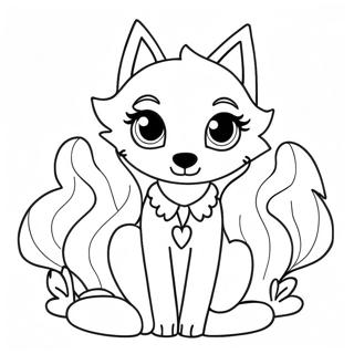 Wolf Pretty Girl Gacha Life Coloring Page 59813-47985