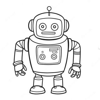 Pj Robot Coloring Page 59823-47994