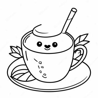 Tea Cup Coloring Page 59843-48005