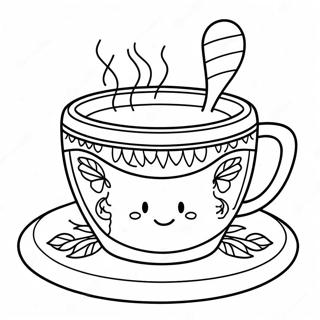 Tea Cup Coloring Page 59843-48008