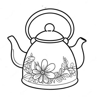 Cute Tea Kettle Coloring Page 59844-48027