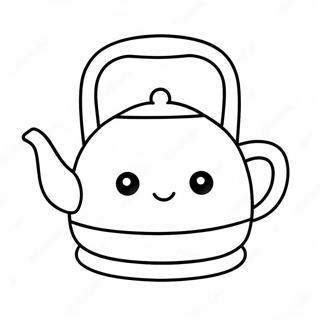 Cute Tea Kettle Coloring Page 59844-48028