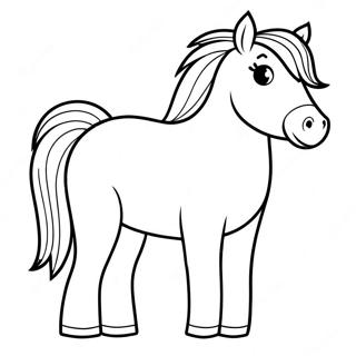 Shetland Pony Coloring Pages