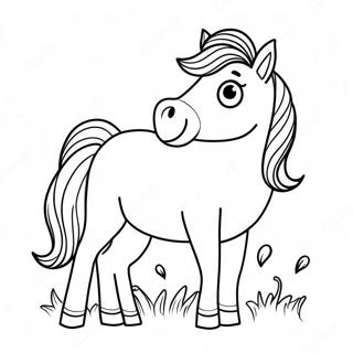 Shetland Pony Coloring Page 59853-48014