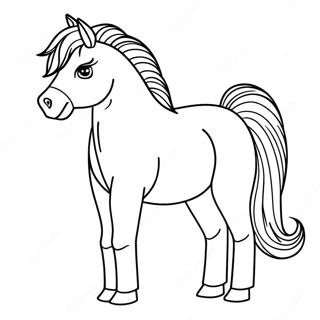 Shetland Pony Coloring Page 59853-48015