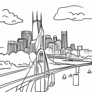 Nashville Skyline Coloring Page 59903-48060