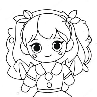 Magical Girl Coloring Page 59933-48083