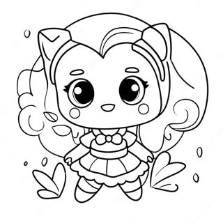 Magical Girl Coloring Page 59933-48084