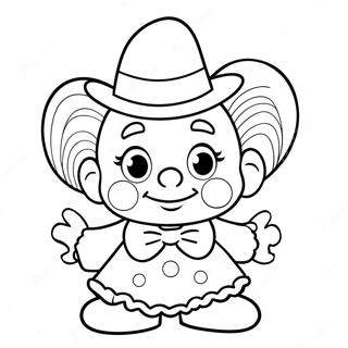 Precious Moments Clown Coloring Pages