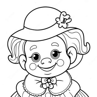 Precious Moments Clown Coloring Page 59943-48091