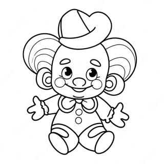 Adorable Precious Moments Clown Coloring Page 59944-48095