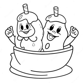 Banana Splits Coloring Page 59963-48113