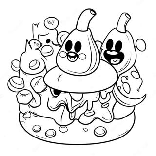 Banana Splits Coloring Page 59963-48116