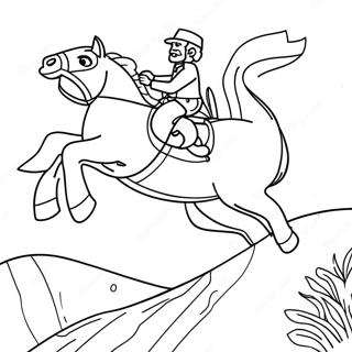 General Lee Jumping Over A Hill Coloring Page 59974-48117